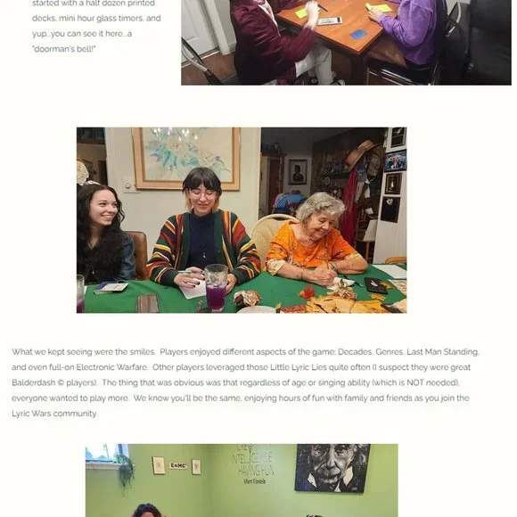Lyric Wars: Musical Card Game For All Ages - Picture 3 of 5